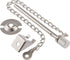 Hardware Essentials 852224 Patio Door Security Pin, Silver