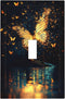 Sturin Glowing Butterfly Wall Plate Light Switch Cover 1 Gang Single Toggle Toggle