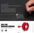 Double Sided Tape Heavy Duty, 3/4" x 10' Acrylic Clear Strong Adhesive Removable Mounting Tape for Home Office Wall