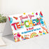 LiuuLi Funny Thank You Card, Cute Teachers Appreciation Cards Gift for School Staff Daycare Teacher, Teachers Day Gift