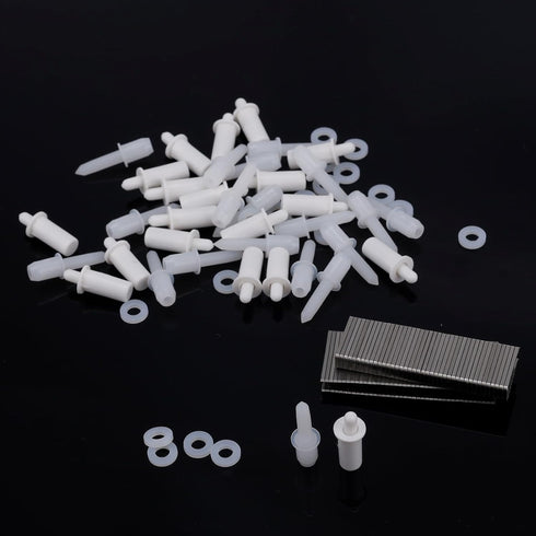 Goktvai 140pcs 20pcs 20 40 40 20 Plantation Shutter Repair Tools, Include Repair Pins Replacement Part, Spring Loaded