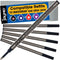 Jaymo Replacement for Waterman 540951 and Schmidt 5888 - Rollerball Pen Refill - 6 Black, Measures 4.3 in / 109 mm Long