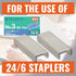 MAX 1/4-Inch Staples for HD-3DF Stapler, 1,000 Staples Per Box (3-1M)