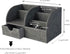 UnionBasic Multi-functional Leather Desk Organizer, Pen Holder for Office Stationery Storage