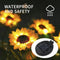 Solar Lantern Light Replacement Top, LED Solar Panel Lantern Lid for Outdoor Flower DIY Garden Decor (4PCS)