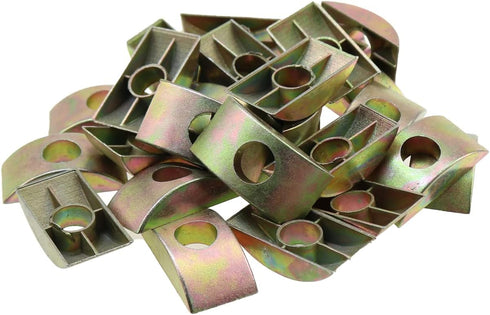 M8 Half Moon Nut MEETOOT 30PCS Zinc Washer Spacer for Furniture