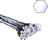 30pcs 12 5mm 7.9 inch 12v Volt White LED Lights Emitting Diodes Pre Wired DC LED Light Clear Lens Small LED Lamps