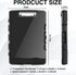 Sooez Original Clipboard with 2 Storage & Pen Holder, Heavy Duty Clip Boards 8.5x11 with Dual Storage, School Supplies