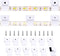 100 Pcs Outdoor LED Strip Light Mounting Clips Self Adhesive with Screws