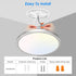 12 Inch 24W 3000K/4000K/6500K Peasur LED Ceiling Light Brushed Nickel, Slim Flush Mount Ceiling Light Adjustable