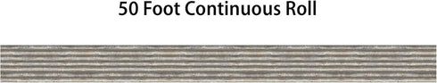 Teacher Created Resources Corrugated Metal Straight Rolled Border Trim, 50ft for Bulletin Boards, Walls, Desks,