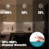 2pcs 12 Inch Dimmable, Counter 4000K LED Under Cabinet Lighting, x USB Plug-in Under Lights with Memory Function