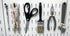 Wall Control Standard Slotted Hook Pack - Slotted Metal Pegboard Hooks for Tool Board - Black