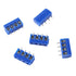 50pcs PCB Mount Screw Terminal Block Connectors, 2 Pin 30pcs, 3 Pin 10pcs, 4 Pin 10pcs, 5mm Pitch