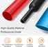 TOP-VIGOR 10mm Heat Shrink Tubing, 3M Length, 2:1 Ratio Adhesive-Lined for Electrical Insulation, Black