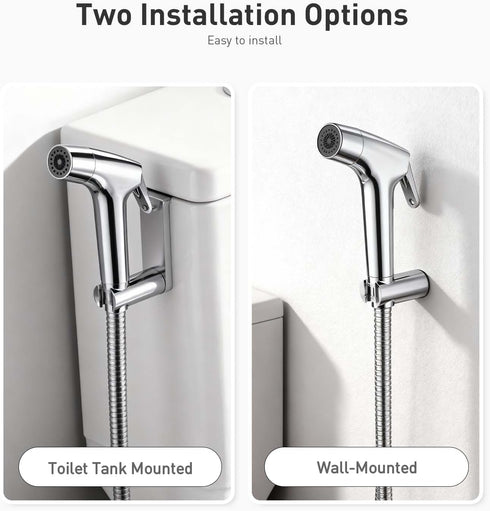 WEIDMAX Handheld Toilet Bidet Sprayer for Toilet-Adjustable Water Pressure Control with Bidet Hose for Feminine Wash