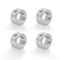 4pcs Clamp-on Shaft Collar Aluminum Alloy Bore Shaft Collars, 10mm Bore Size for CNC Machine Tools