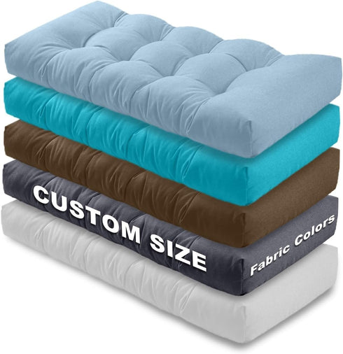 BLLMTEAR Indoor Bench Cushion Seat Pad 100cmx40cm Linen Rectangle Bench Cushions 120x40 90x35