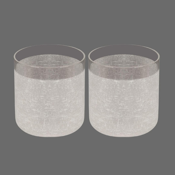 2 Pack White Frosted Glass Lamp Shade, Cylinder Light Fixture Replacement Globe