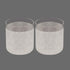 2 Pack White Frosted Glass Lamp Shade, Cylinder Light Fixture Replacement Globe