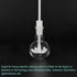 MECCANIXITY PTFE Electric Stirring Rod 300x52mm, Overhead Stirrer Mixer Shaft with Foldable Paddle, 2Pcs