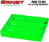 Ernst Manufacturing Stackable Toolbox Tray, Green Garage Organizer with 3 Compartments for Heavy Duty Use