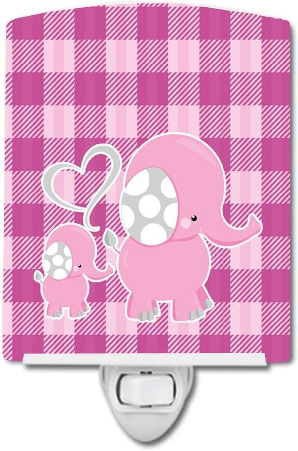 212 Main Elephant & Baby Ceramic Night Light