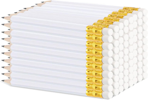 Zonon 72 Pieces 4 Inch Wedding Pencils with Eraser, Pre Sharpened Mini Hexagon 2 HB Short Pencils