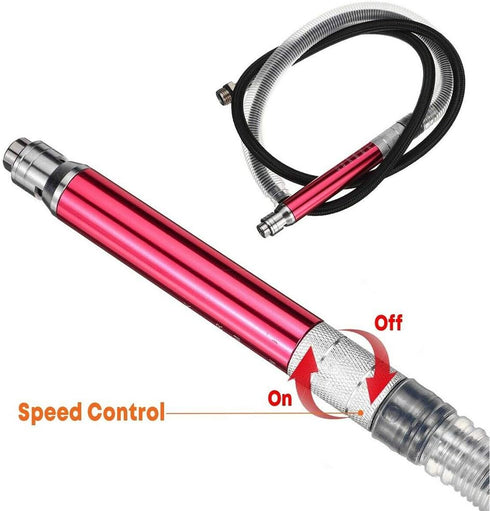 Air-Powered Micro Die Grinder Set, 65,000 RPM Pneumatic Pencil Grinder Tool