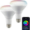 Satco S11256 Starfish BR30 WiFi Smart LED Light Bulb, Works with Siri,