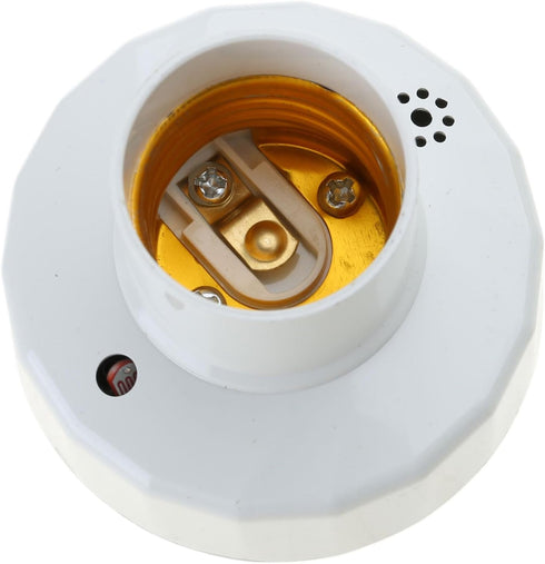 QIEIEI E27 Bulb Socket Motion Sensors Light Holder Motion Sensors Light Socket with Adjustable Delay for Home Garage