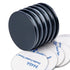 LOVIMAG Strong Waterproof Neodymium Disc Magnets, 1.26 inch x 0.08 inch, Pack of 6 with Epoxy Coating and Adhesive