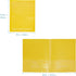 ECR4Kids 2-Pocket Parent-Teacher Classroom Communication Folder, Yellow, 36-Piece School Supplies