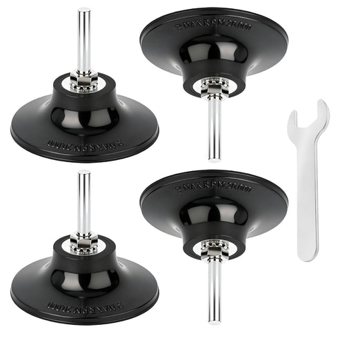 GAGIRA 4PCS 3" Disc Pad Holder, Quick Change Disc Pad Holder, Angle Grinder