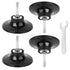 GAGIRA 4PCS 3" Disc Pad Holder, Quick Change Disc Pad Holder, Angle Grinder