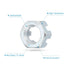 uxcell 3/4-16 6.8 2Pcs UNF Hexagon Slotted Nut, Grade Zinc-Plated Carbon Steel Hex Nuts Good for Machinery Repairing