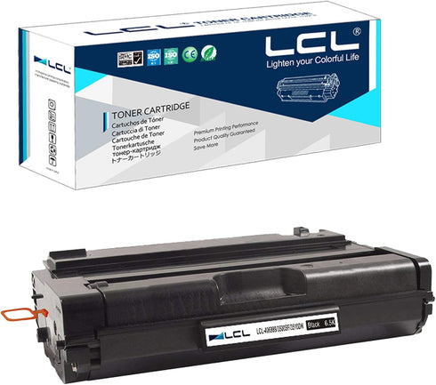 LCL Compatible Toner Cartridge for Ricoh 406989 SP 3500DN, 1-Pack Black