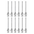 12pcs 14Gauge Stainless Steel Dispensing Needles, 1 1/2" Blunt Tips Luer Lock for Thick Liquids, Lab Use