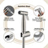 ZLOCYIVHE Set Bidet Sprayer with Single Cold Water Stainless Steel Portable Cloth Diaper Washer Shower Sprayer Wall