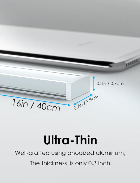 16" 12V Counter Kitchen/Hallway/Toilet/Garage/Closet(Warm White/3000K, 2 Pack) Under Cabinet Motion Sensor Lighting