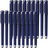 Lin.Pen 1.0mm Black Gel Pens - 2-in-1 Stylus Gel Pen - Gel Ink Rollerball Pens for Office - 18 Pack - Dark Blue
