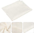 Uonlytech Lamp Shade Linen Pre-cut Round Craft Material for DIY Lampshade, White Fabric for Replacement Lamp Shades