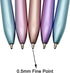 Maydahui 24PCS Rose Ballpoint Pen, Retractable Flower Pens with Crystal Quicksand Gem for School Home Party