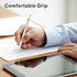 Cambond Ballpoint Pens, White Pens, Black Ink Bulk Pens, 1.0 mm Medium Point, Comfortable Writing for Men Women, 10