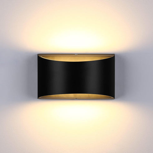 Lightess LED Wall Sconce Light Indoor Dimmable Wall Lights Modern 12W Hallway