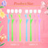 Tinlade 200 Pcs Color Changing Flower Gel Pens, 0.5mm Black Ink Cute Kawaii Ball Point Pens for Kids
