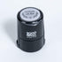Handmade with Love Self-Inking R40 Round Stamp - 1 1/2" Diameter, Black Ink with Heart and Olive Branch