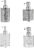 Psdndeww Bathroom Hand Sanitizers Container Portable Glass Travel Liquid Soap Dispenser Shampoo BodyWash Dispenser