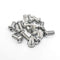 #4-40 x 1/4" Button Head Socket Cap Bolts Screws, 200 PCS, 304 Stainless Steel 18-8, Allen Hex Drive