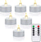 Flameless Led Tea Lights Candles with Remote and Timer,12Pack Battery Operated Electric
